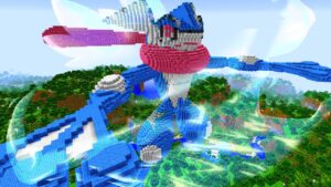 MINECRAFT vs POKEMON GO : GIGA GRENINJA VS REZENDEEVIL !!