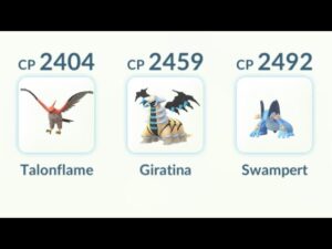 Ultra League Battle: Talonflame Giratina Swampert | Pokémon GO GBL PvP
