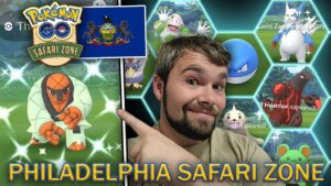 WE GOT HIM! SHINY PHILADELPHIA SAFARI ZONE EVENT IN PHILLY! (Pokémon GO)
