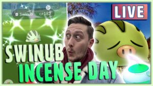 SHINY SWINUB INCENSE DAY & CHILL IN POKÉMON GO! LIVESTREAM with PoGoMiloUK!