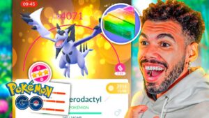CONSEGUI MEU PRIMEIRO MEGA AERODACTYL LUCKY - POKÉMON GO | Cris |