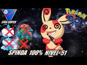 QUE GRANDIOSO POKEMON! SPINDA 100% NIVEL 51 en LIGA SUPER - GO BATTLE LEAGUE - Pokémon Go Pvp