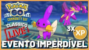 LIVE | DIA COMUNITÁRIO CLÁSSICO DO MUDKIP COM 3X XP NA CAPTURA | POKÉMON GO