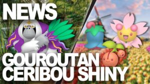 NEWS - GOUROUTAN ET CERIBOU SHINY ✨ DISPONIBLE - Pokémon GO