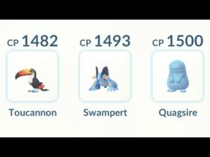 Toucannon Swampert Quagsire | Pokémon GO Great League | GBL PvP Battle