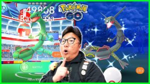 Rayquaza Raid Hour in Las Vegas in Pokemon GO