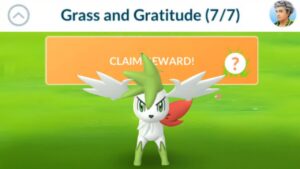 FREE mythical - "Grass and Gratitude" GLOBAL special research pokemon go.