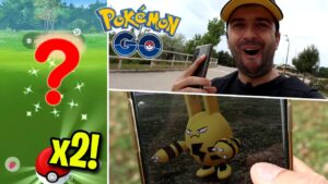 DOBLE SHINY Y UNA GRAN TROLEADA DEL ELEKID CON BRAZALETE DEL MEJOR TEAM! [Pokémon GO-davidpetit]