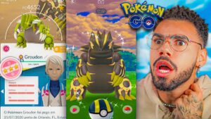 PRIMAL GROUDON ESTÁ BANIDO DA LIGA POR ISSO… 😨🤯🤯 #pokemongo