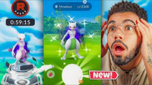 *SURTEI* COM O #01 MEWTWO *SHINY* DA HISTÓRIA... 🤯😍😍 #pokemongo #mewtwo