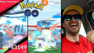 MEGASWAMPERT EN SOLITARIO SIN CLIMA ES POSIBLE! RETO AL LIMITE! [Pokémon GO-davidpetit]