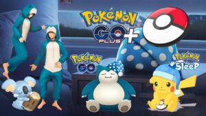 《Pokémon GO》戴著睡帽的卡比獸 樹枕尾熊 カビゴン Snorlax ネッコアラ Komala「Pokémon GO Plus +合作活動」「Pokemon Sleep」