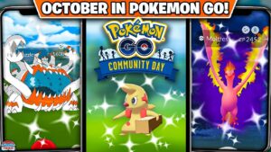 October in Pokémon GO : Shiny Guzzlord & Shadow Moltres plus Comm Day!