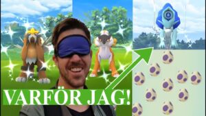 Pokémon GO på Svenska | FÅNGAR POKÉMON MED ÖGONBINDEL! SJUK CHALLENGE! | Johans Pokemon GO