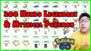 BrandonTan91’s Hundo Legendary and Mythical Pokemon Collection in Pokemon GO