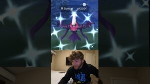 ✨Shiny Darkrai CAUGHT In Pokemon Go!✨ #pokemon #shorts