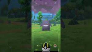 #shorts CAPTURANDO A Gengar SHINY Salvaje En Pokémon Go